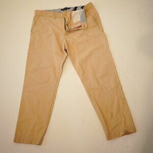 Tommy Hilfiger Pants 36/30 Custom Fit Beige Pre-Owned Men's